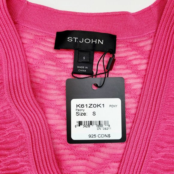 St. John Chevron Knit Cardigan - Picture 5 of 5